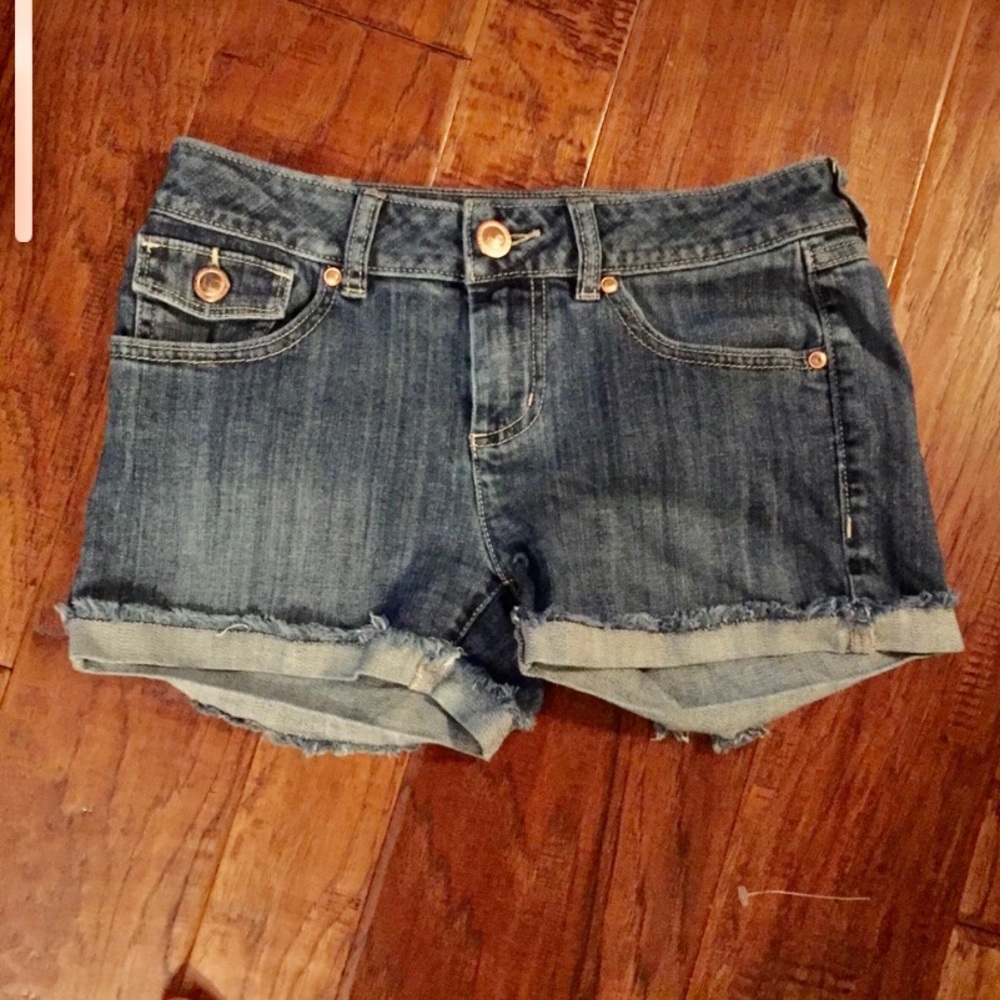Lauren Conrad jean cuffed shorts
